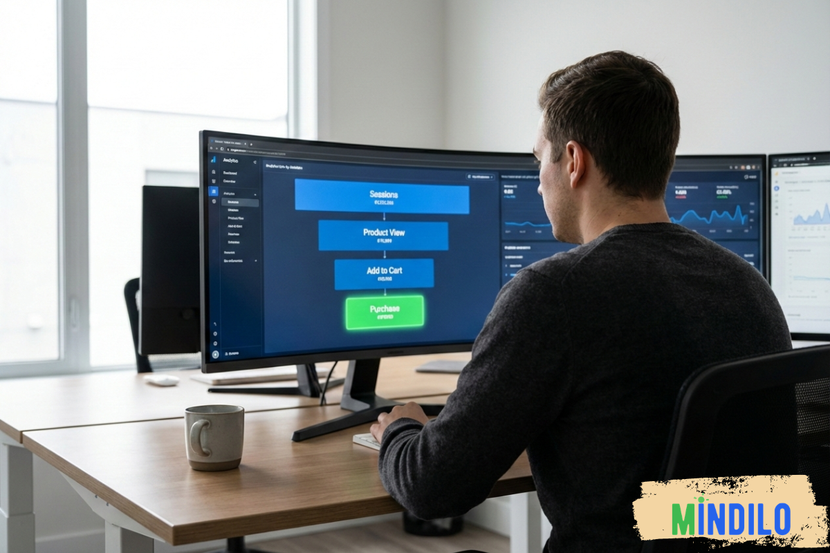 Macro vs micro conversions analytics dashboard