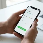 Mobile ecommerce checkout screen showing optimized payment form and trust signals